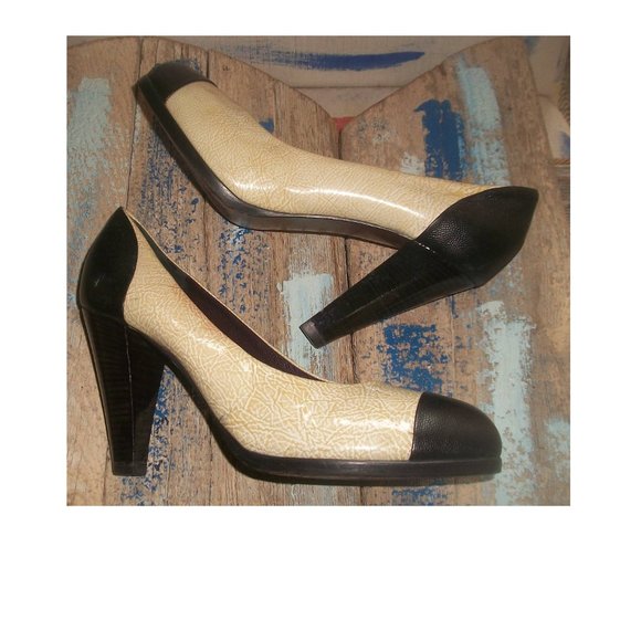 Jil Sander Modernistic Geometric High Heel Cap-Toe Platform-Pumps Near-New - Picture 4 of 13